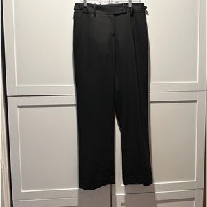 LOFT cuffed trouser in black. NWOT, size 8